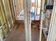 Piped hallway highlighting the building's construction with exposed studs and visible fixtures at 15447 Hamlin Park Drive, Winter Garden, FL 34787