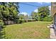 The home has a spacious backyard and a wooden fence that offers plenty of privacy at 2040 Mohawk Trl, Maitland, FL 32751