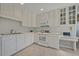 Well-maintained kitchen with white cabinets, tile backsplash, and modern appliances at 2040 Mohawk Trl, Maitland, FL 32751