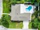 Aerial perspective showcases this property's well-manicured lawn, in-ground pool, and inviting outdoor living space at 2109 Montana St, Orlando, FL 32803