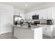 Bright kitchen with white cabinets, sleek appliances, and spacious countertop at 2224 Tay Wes Dr, St Cloud, FL 34771