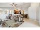 Open-concept living space with a comfortable seating area at 2481 Deer Creek Blvd, St Cloud, FL 34772