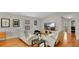 Bright living room featuring hardwood floors, neutral walls, and comfortable seating at 2658 Adele Pl, Lake Mary, FL 32746