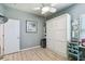 Multi-purpose bedroom with Murphy bed, perfect for guests or a home office at 2941 Marlberry Ln, Clermont, FL 34714