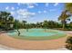 Community splash pad features a safe and colorful area with multiple water features for to enjoy on a sunny day at 2941 Marlberry Ln, Clermont, FL 34714