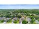 Scenic aerial view of homes in a lush, green residential neighborhood with mature trees at 30245 Cheval St, Mount Dora, FL 32757