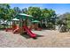 Community playground featuring multiple slides, climbing structures, and play areas for children at 30245 Cheval St, Mount Dora, FL 32757