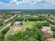 Expansive aerial view of the community park with school and residential houses at 3213 Kentshire Blvd, Ocoee, FL 34761