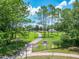 Scenic community park with walking paths, lush greenery, and a tranquil atmosphere at 3213 Kentshire Blvd, Ocoee, FL 34761