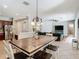 Open floor plan with view of the kitchen, dining, and living room at 3213 Kentshire Blvd, Ocoee, FL 34761