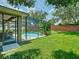 View of pool and outdoor living space, perfect for enjoying the Florida lifestyle at 3213 Kentshire Blvd, Ocoee, FL 34761