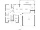 Home floor plan featuring primary bedroom, bedrooms, bathrooms, kitchen, living room, garage, and screened porch at 322 Shadow Oak Dr, Casselberry, FL 32707