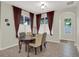 Charming dining area with modern decor and ample natural light at 3259 Alling Ct, Deltona, FL 32725