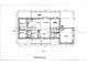 Dimension plan of an open-concept home with 4 bedrooms and 3 bathrooms at 4825 N Fort Christmas Rd, Christmas, FL 32709