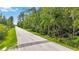 Road leading to potential property with abundant tree coverage at 4825 N Fort Christmas Rd, Christmas, FL 32709