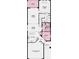 First floor plan featuring kitchen, dining, great room, primary suite, study, lanai and two car garage at 5684 Gingham Dr, Kissimmee, FL 34758