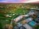 Beautiful aerial view of a golf course with lush green fairways and a clubhouse, perfect for luxury living at 5913 Masters Blvd, Orlando, FL 32819