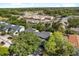 Scenic aerial view showcasing the neighborhood's lush greenery, nearby shopping, and convenient location at 7466 Canford Ct # 25, Winter Park, FL 32792