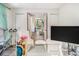 Bright office provides views into the formal dining room at 7838 Rollingridge Ct, Orlando, FL 32835
