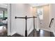 Elegant staircase with dark wood railings and bright white accents at 12530 Climbing Vine Ct, Windermere, FL 34786