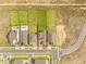 Aerial view displaying property lines, nearby homes, and surrounding landscape at 16013 Silver Brook Way Way, Winter Garden, FL 34787