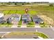 An aerial view of the property highlighting its location within the neighborhood at 16013 Silver Brook Way Way, Winter Garden, FL 34787