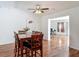 Cozy dining area with hardwood floors and natural light, perfect for Gathering meals at 2203 Beatrice Dr, Orlando, FL 32810