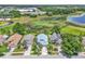 Aerial view of a home, nestled among lush greenery, close to a serene lake and convenient amenities at 2391 Piedmont Lakes Blvd, Apopka, FL 32703