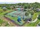 Overhead view of community amenities: pool, playground, and tennis court, for active living and recreation at 2391 Piedmont Lakes Blvd, Apopka, FL 32703
