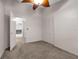 Bedroom with a ceiling fan and closet, creating a peaceful and organized living space at 2391 Piedmont Lakes Blvd, Apopka, FL 32703