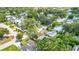 An aerial view showcases this charming neighborhood with mature trees and well-maintained homes at 2525 Lafayette Ave, Winter Park, FL 32789