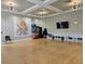 Spacious studio equipped with exercise equipment, offering ample space for yoga, pilates, and fitness activities at 3371 Yellowtop Loop, Clermont, FL 34714