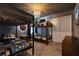 Themed bedroom with four bunk beds and Star Wars decor and lighting at 3715 Lana Ave, Davenport, FL 33897