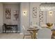 Dining room featuring modern lighting and stylish decor at 3715 Lana Ave, Davenport, FL 33897