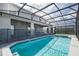 Screened in pool and spa area overlooking back yard at 3715 Lana Ave, Davenport, FL 33897