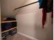 Well-organized closet with shelving and hanging storage space at 391 Cape Honeysuckle Pl, Sanford, FL 32771