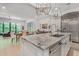 Bright kitchen with stainless steel appliances, center island, and modern pendant lighting at 521 S Phelps Ave, Winter Park, FL 32789