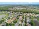 An aerial view highlights the neighborhood's convenient access to nearby amenities and roadways at 824 Spring Island Way, Orlando, FL 32828
