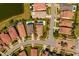 Aerial view of home's property line in lakeside planned community at 10829 Royal Cypress Way, Orlando, FL 32836