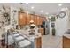 Modern kitchen featuring stainless steel appliances, ample cabinetry, and bar seating at 14025 Oasis Springs Ln # 901, Windermere, FL 34786