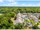 Beautiful aerial view of a cozy townhome community surrounded by green trees at 179 Crown Point Cir, Longwood, FL 32779