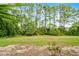 Lush backyard with trees and plants creating a private outdoor oasis at 179 Crown Point Cir, Longwood, FL 32779