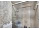 Shower showcasing a glass door, tiled walls, and a shower seat at 179 Crown Point Cir, Longwood, FL 32779