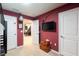 Fun bunk bedroom with a themed wallpaper and decor at 271 Jetty Way, Davenport, FL 33897