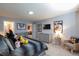 Bright and airy Disney-themed bedroom with modern furniture and artwork for  at 271 Jetty Way, Davenport, FL 33897