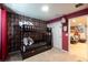 Fun bunk bedroom with a themed wallpaper and decor at 271 Jetty Way, Davenport, FL 33897