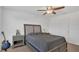 Bright bedroom with ceiling fan and neutral decor at 3813 Black Spruce Ln, Winter Springs, FL 32708