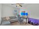 Bright home office with modern furniture and dual monitors at 3813 Black Spruce Ln, Winter Springs, FL 32708