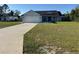 Charming single-story home with a well-manicured lawn and a two-car garage at 468 Marion Oaks Blvd, Ocala, FL 34473
