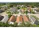 Bird's eye view of a residential neighborhood with mature landscaping at 6819 Belmar Dr, Orlando, FL 32807